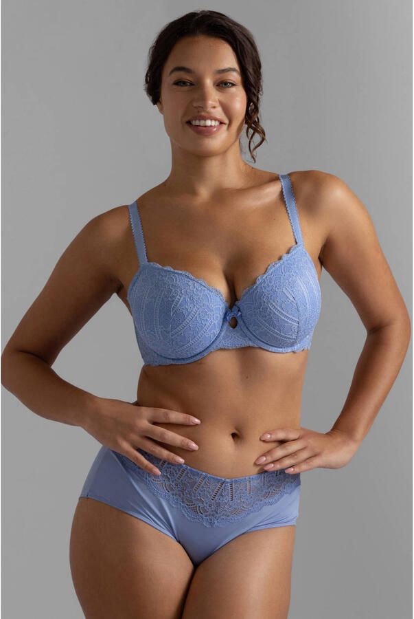 Dorina Curve slip Celine (set van 2) lila donkerblauw