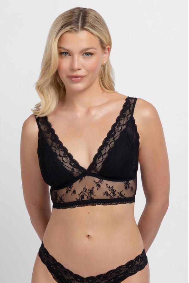 Dorina Curve voorgevormde bralette New Lana (set van 2) zwart