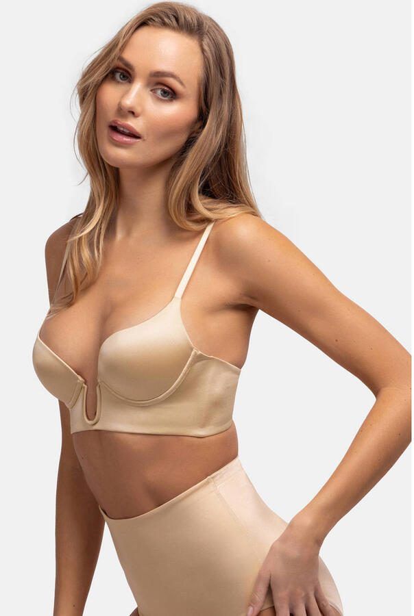 Dorina laag uitgesneden voorgevormde beugelbh Sublime Sculpt beige