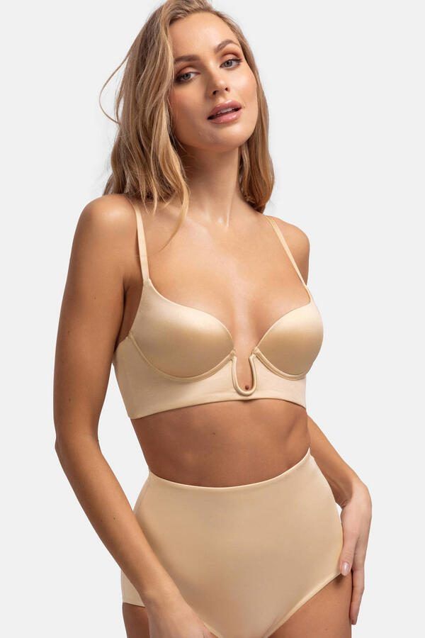 Dorina laag uitgesneden voorgevormde beugelbh Sublime Sculpt beige - Foto 3
