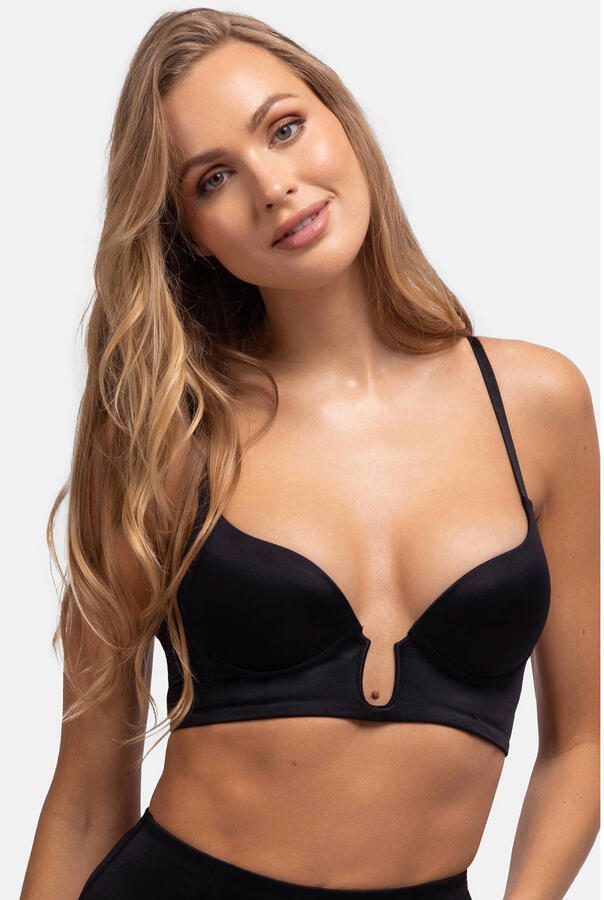 Dorina laag uitgesneden voorgevormde beugelbh Sublime Sculpt zwart