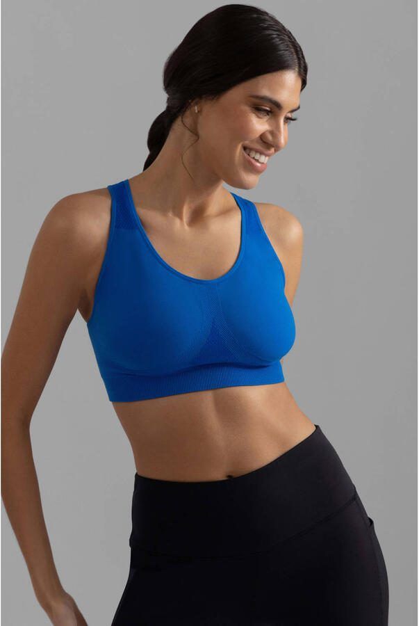 Dorina level 1 seamless sportbh Ninni blauw
