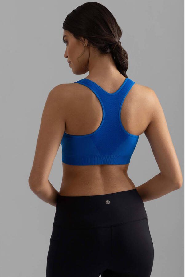 Dorina level 1 seamless sportbh Ninni blauw - Foto 2