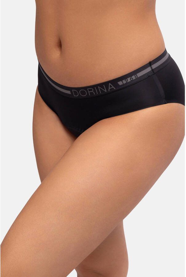 Dorina medium absorberende menstruatieslip Moon (set van 2) zwart - Foto 2