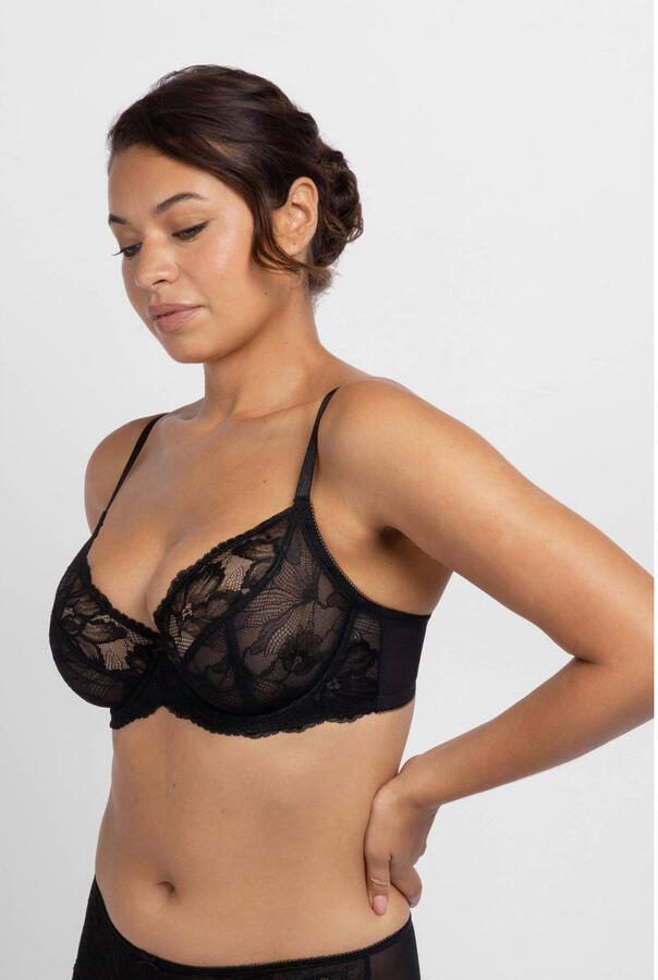 Dorina niet-voorgevormde beugelbh Perfect Lace zwart - Foto 2