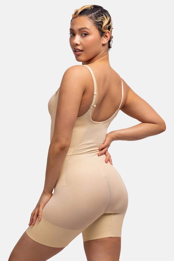 Dorina open bust corrigerende bodysuit Absolute Sculpt beige
