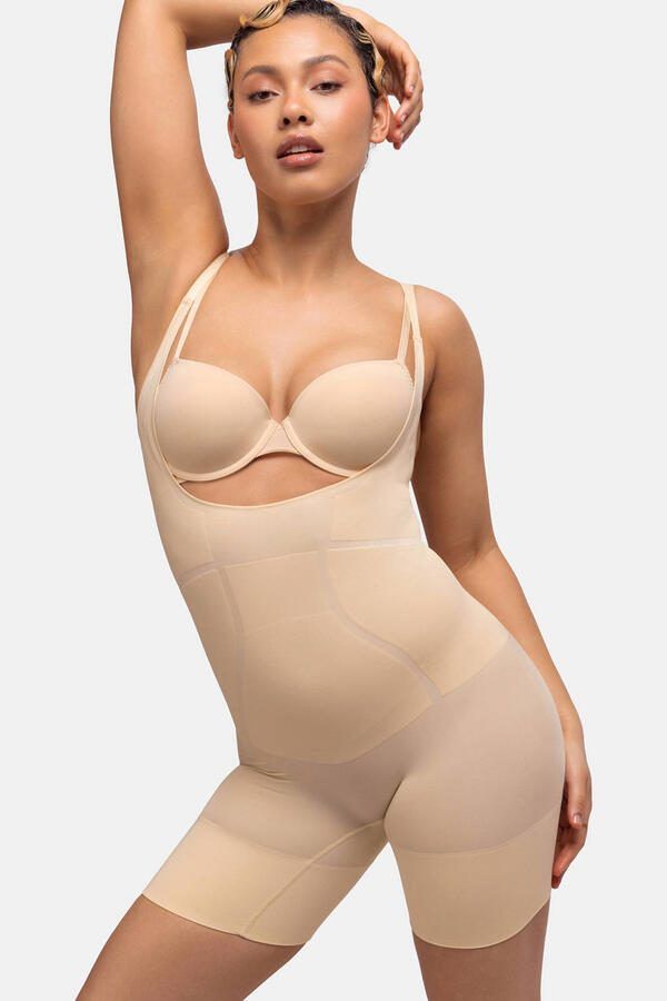 Dorina open bust corrigerende bodysuit Absolute Sculpt beige - Foto 2