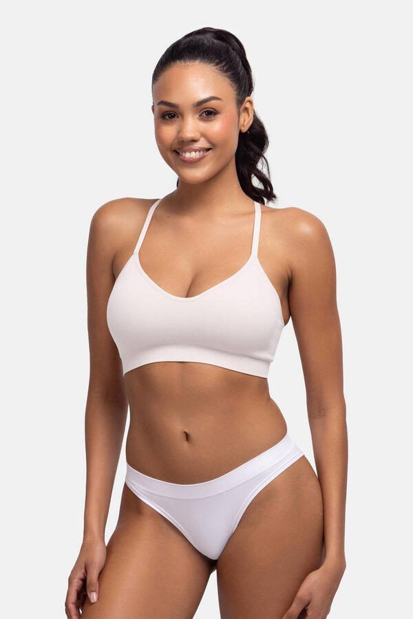 Dorina slip Rosanne (set van 5) zwart roze blauw beige wit