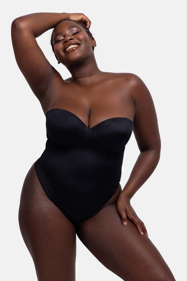 Dorina strapless corrigerende stringbody Sublime Sculpt zwart - Foto 3