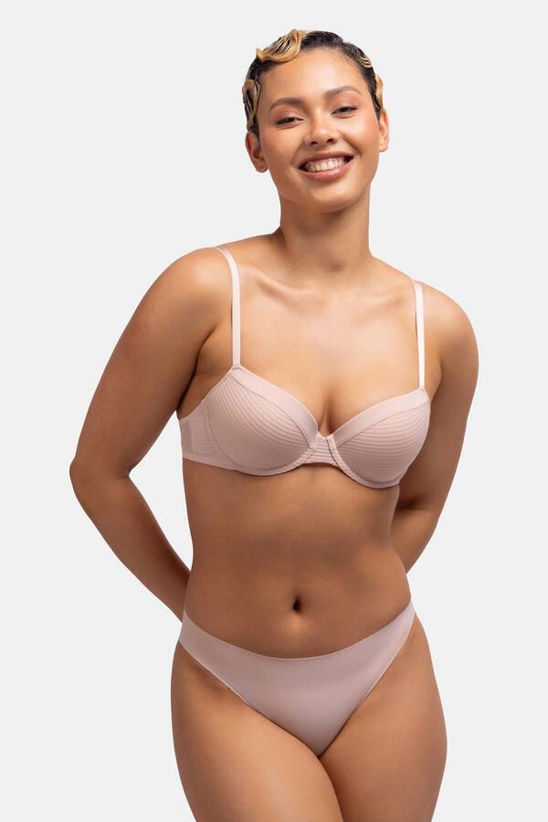 Dorina voorgevormde beugelbh Louise (set van 2) roze ecru - Foto 2