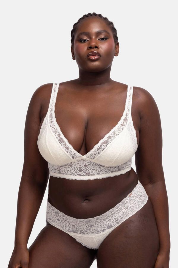 Dorina voorgevormde bralette Lana (set van 2) groen ecru - Foto 3