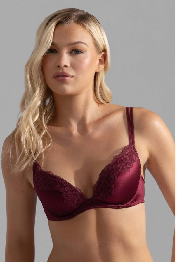 Dorina voorgevormde push-up bh met beugel rood