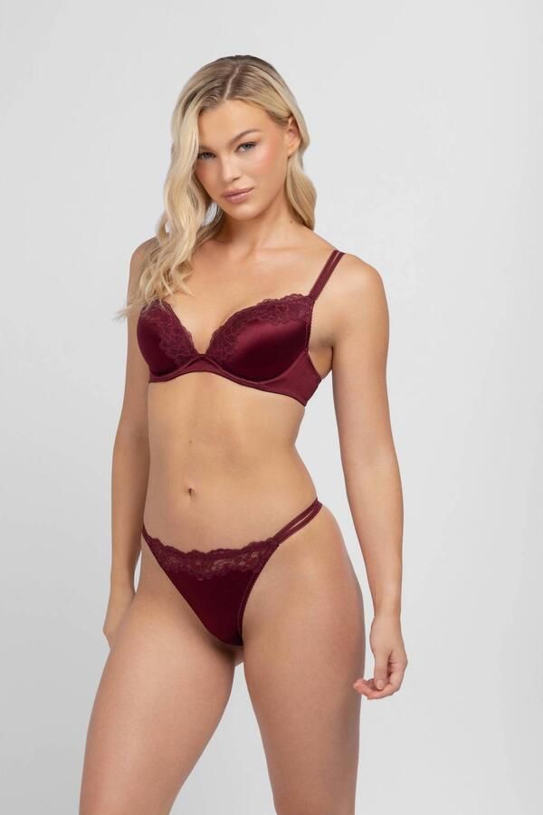 Dorina voorgevormde push-up bh met beugel rood - Foto 3