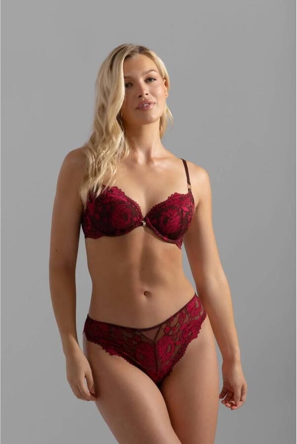 Dorina voorgevormde push-up bh met beugel roze