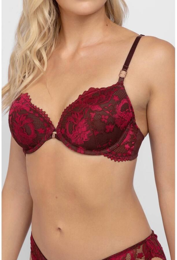 Dorina voorgevormde push-up bh met beugel roze - Foto 2