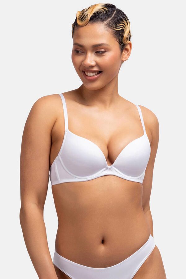 Dorina voorgevormde push-up bh Sonia (set van 2) zwart wit - Foto 3