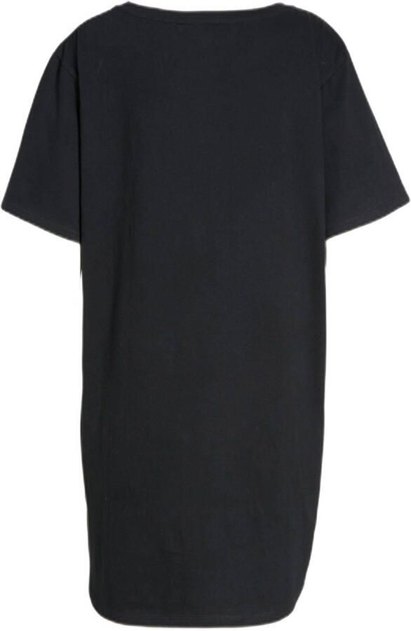 Dreamcovers bigshirt met printopdruk zwart wit