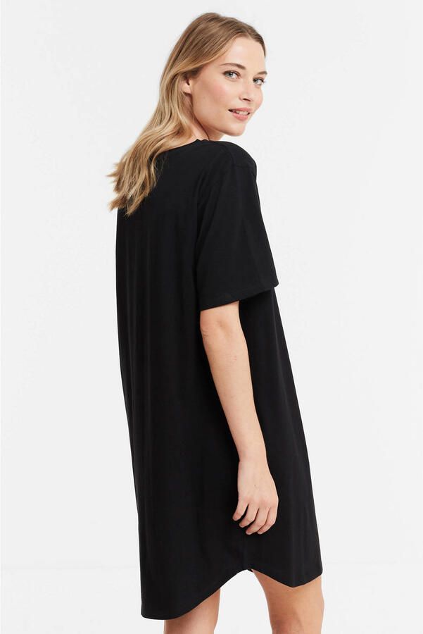 Dreamcovers bigshirt met printopdruk zwart wit - Foto 3