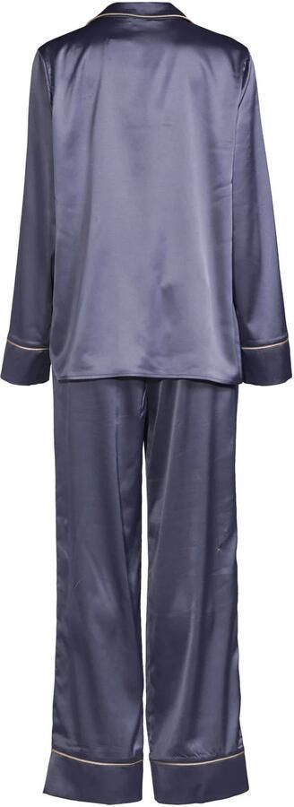 Dreamcovers satijnlook pyjama set blauw - Foto 2