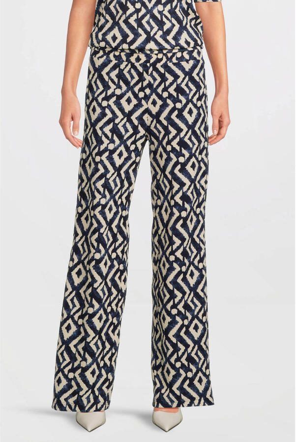 Dreamstar bootcut high waist broek donkerblauw