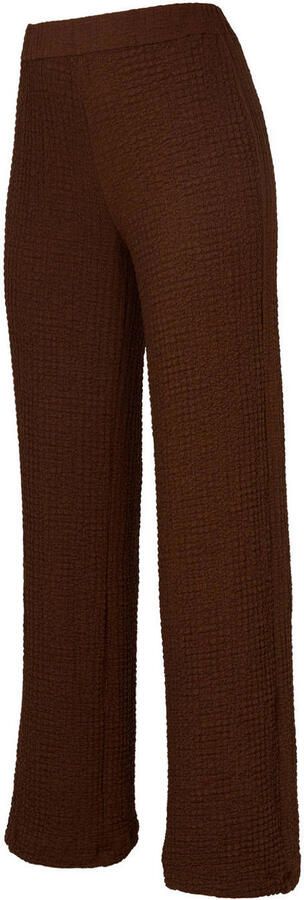 Dreamstar high waist straight leg broek bruin