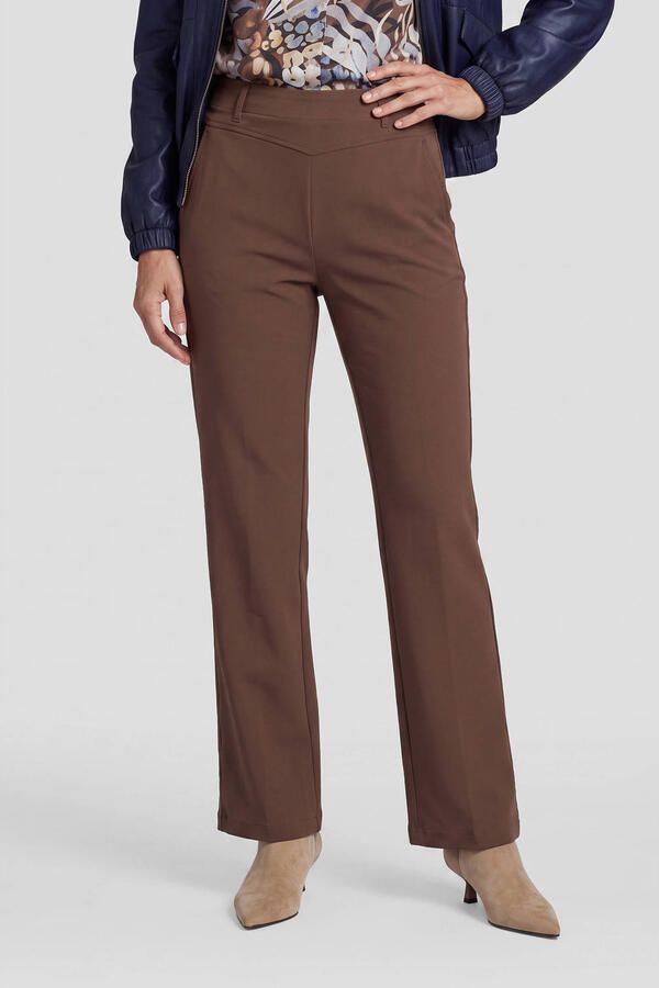 Dreamstar straight leg broek bruin - Foto 2