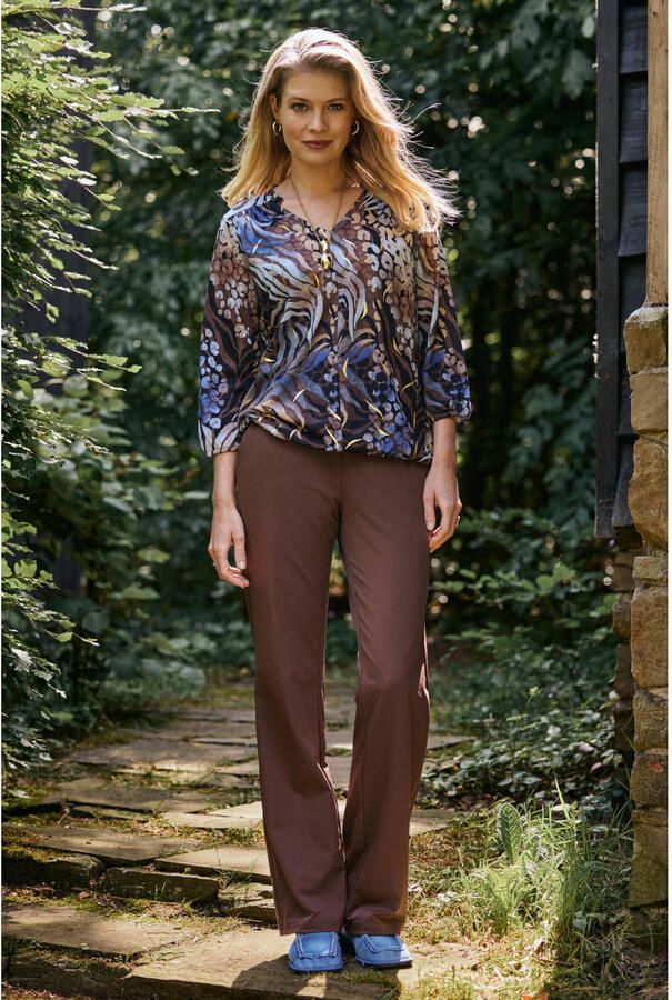 Dreamstar top met print blauw - Foto 3