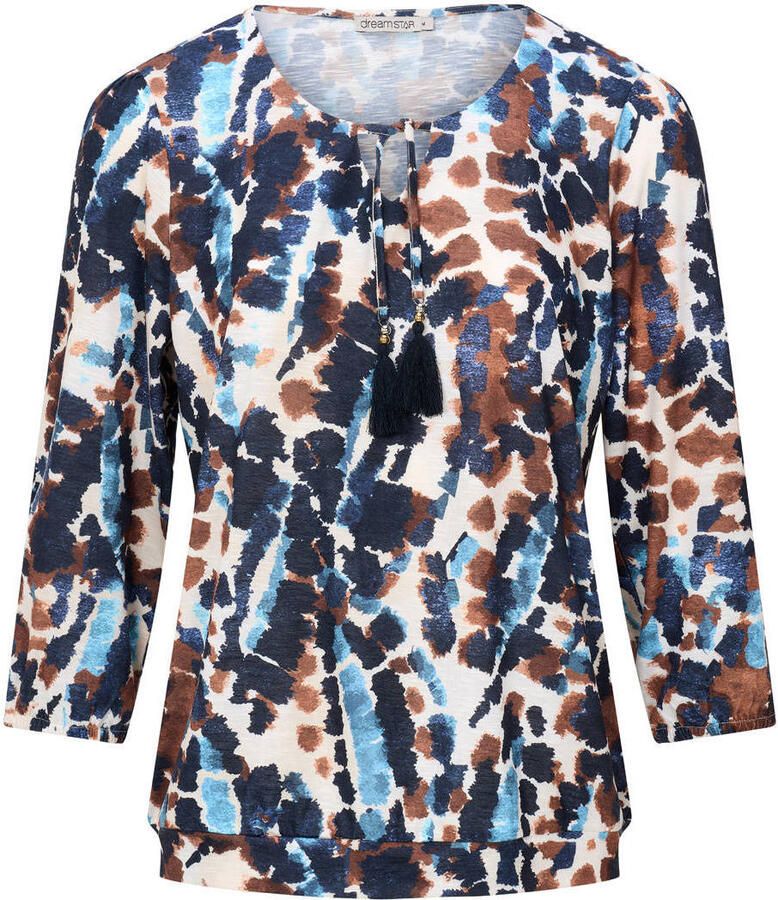 Dreamstar top met print blauw