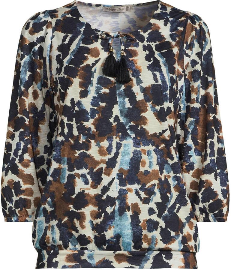 Dreamstar top met print blauw - Foto 2