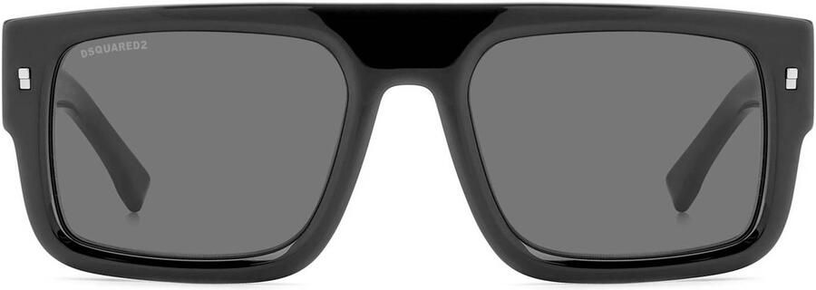 Dsquared2 Iconische zonnebril met metalen klinknagels Black Unisex - Foto 3