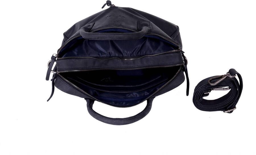 Dstrct Laptoptas Wall Street Business Bag Double Zipper 11-15 inch - Foto 2