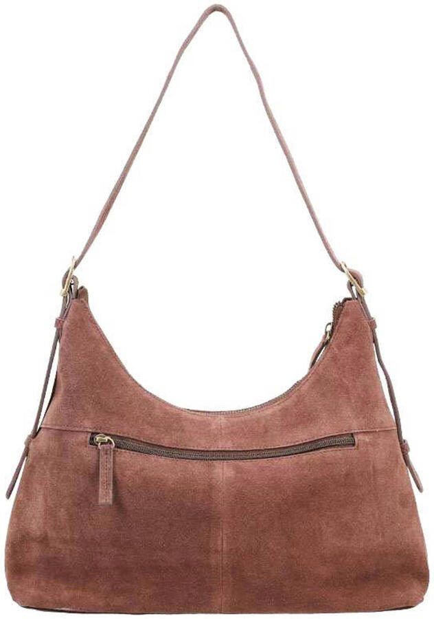 DSTRCT leren crossbody tas bruin