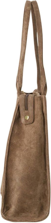 DSTRCT suede shopper taupe