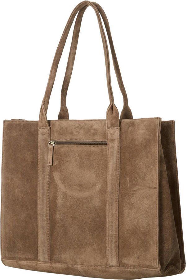 DSTRCT suede shopper taupe - Foto 2