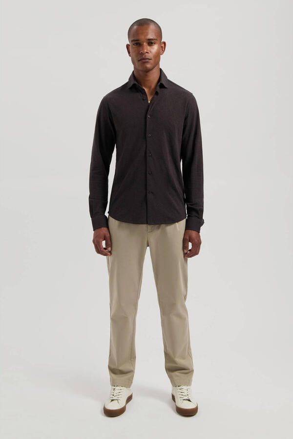 Dstrezzed casual overhemd donkerbruin - Foto 2