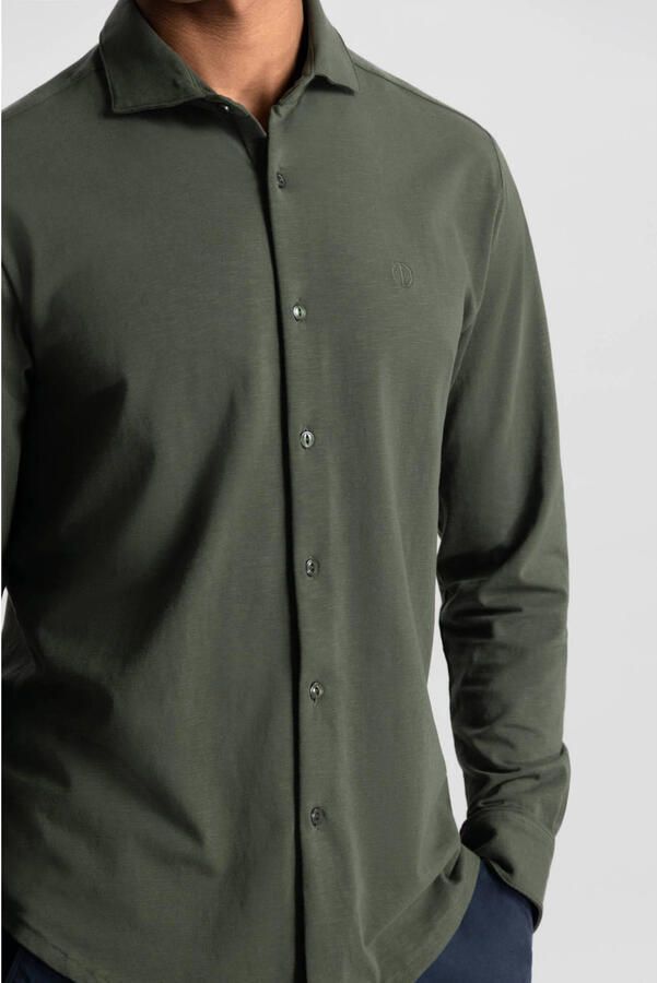 Dstrezzed Overhemd Lange Mouw Overhemd Bo Donkergroen