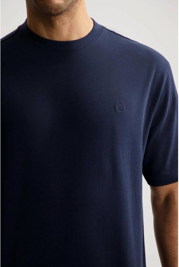 Dstrezzed loose T-shirt donkerblauw
