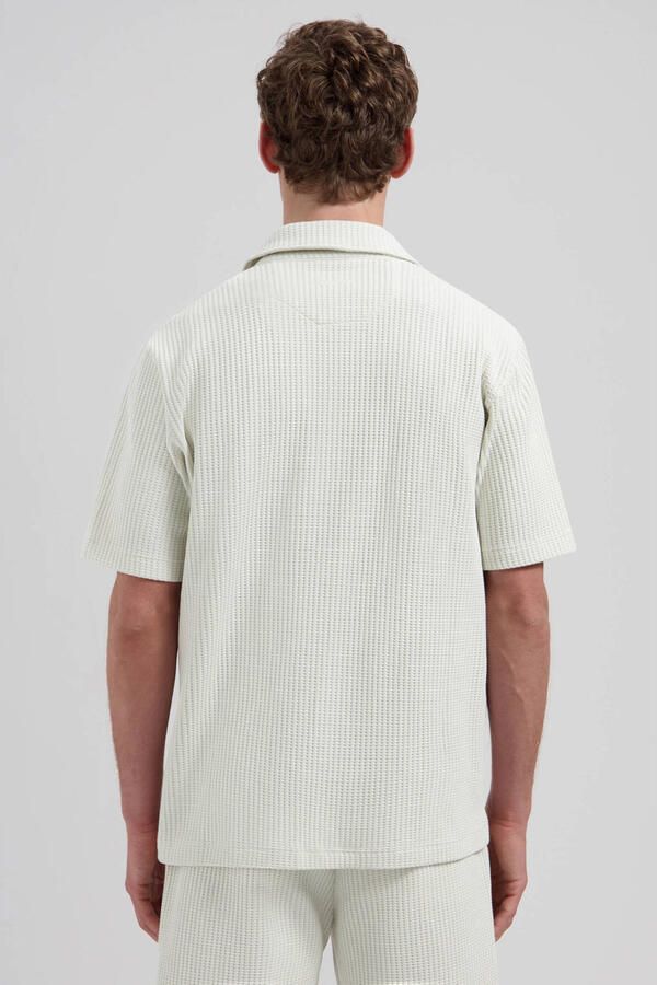 DSTREZZED Heren Overhemden Sherill Shortsleeve Ecru - Foto 6