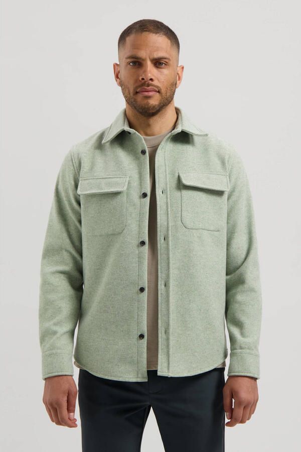 DSTREZZED Heren Overshirts Ulrik Overshirt Groen - Foto 5