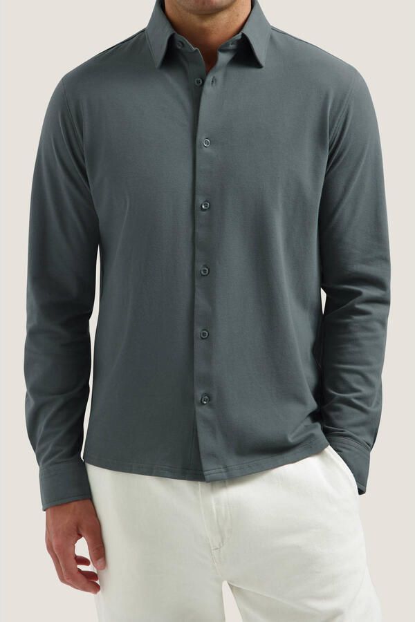 DSTREZZED Heren Overhemden Ds_blaze Shirt Donkergrijs - Foto 6