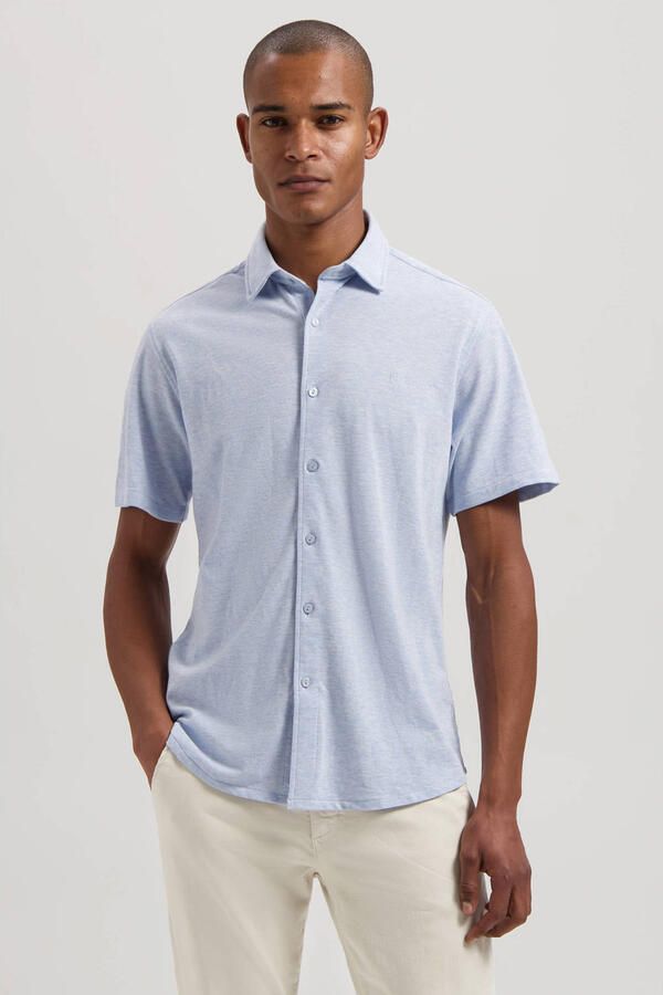 Dstrezzed regular casual overhemd lichtblauw