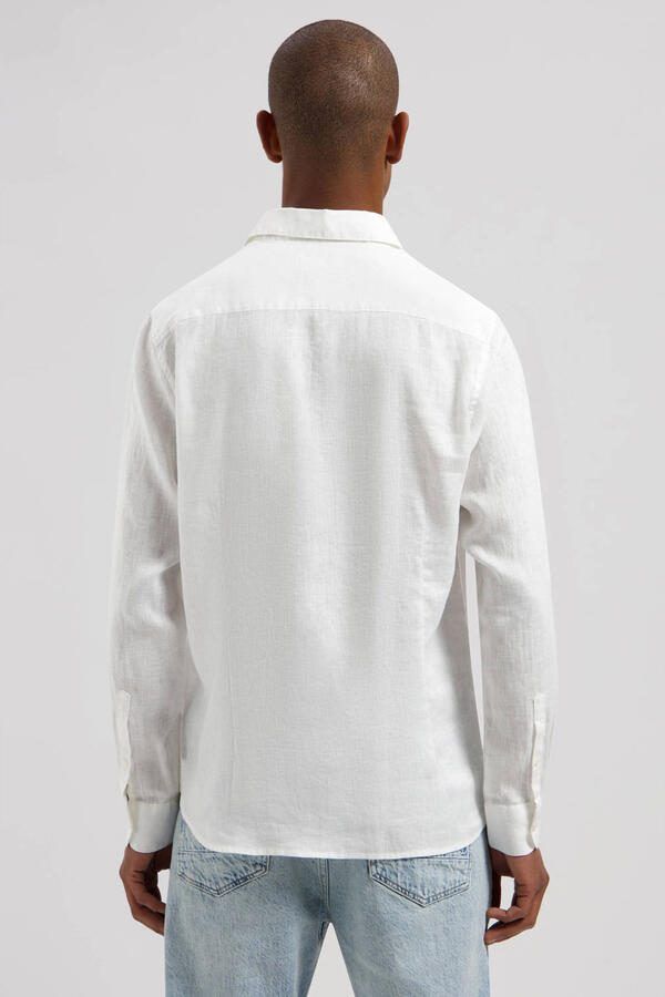 Dstrezzed Witte Casual Overhemd Jagger Shirt Linen - Foto 3