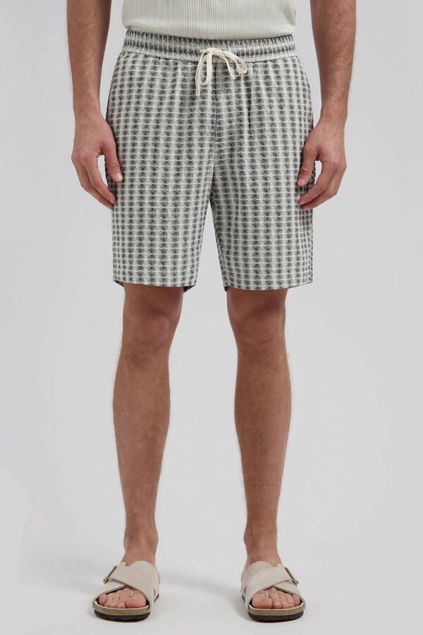 DSTREZZED Heren Broeken Logan Winner Stripe Short Grijs - Foto 5