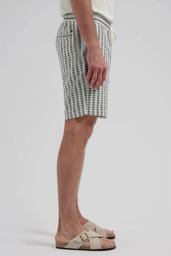 DSTREZZED Heren Broeken Logan Winner Stripe Short Grijs - Foto 6