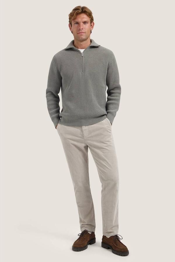 Dstrezzed regular fit gebreide trui med. grey - Foto 2