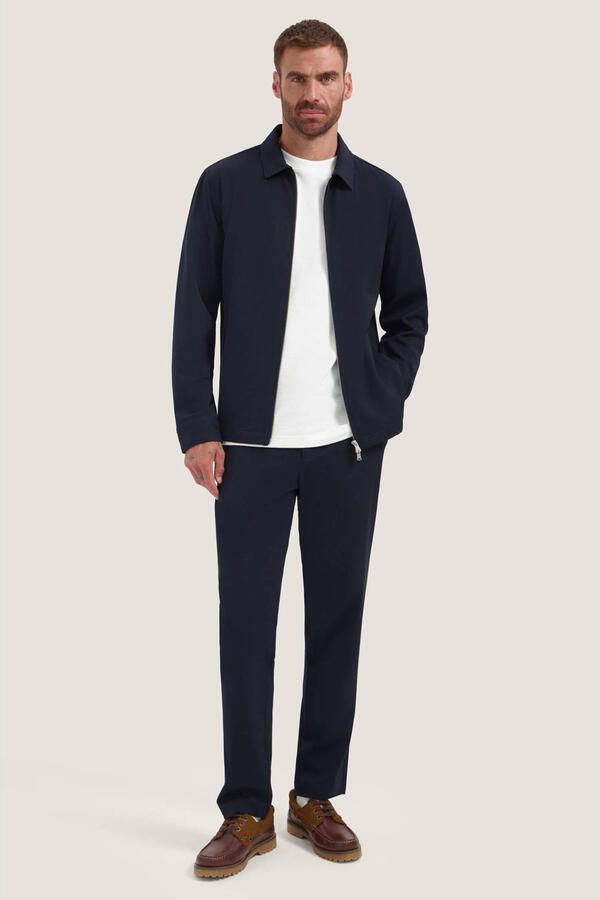 Dstrezzed regular fit overshirt donkerblauw - Foto 3