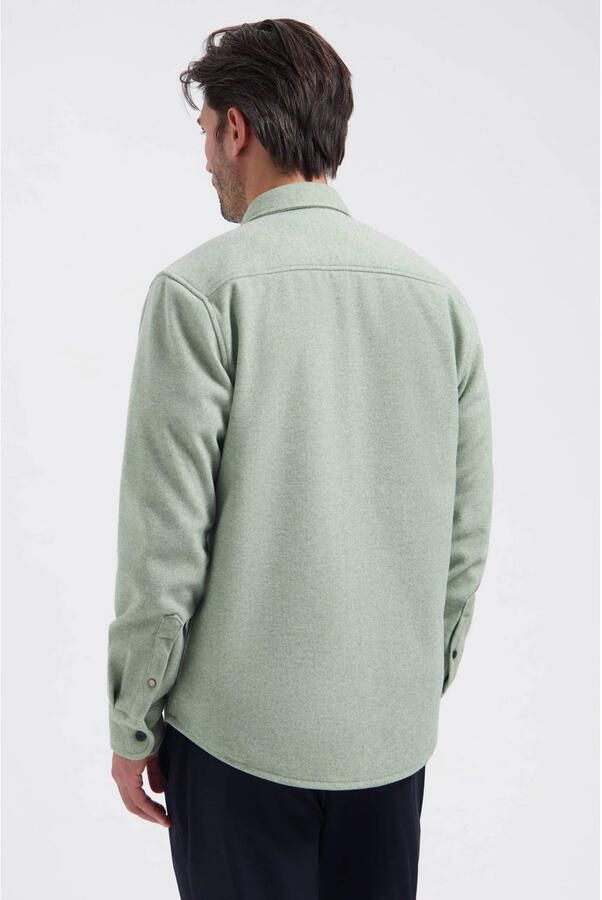 Dstrezzed regular fit overshirt lichtgroen - Foto 2