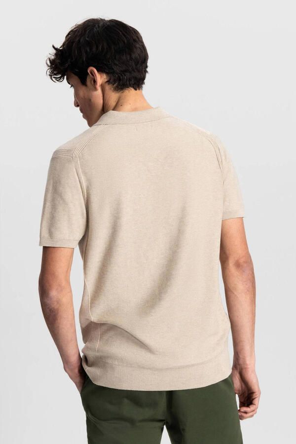 DSTREZZED Heren Polo's & T-shirts Mercury Short Sleeve Polo Zand - Foto 7