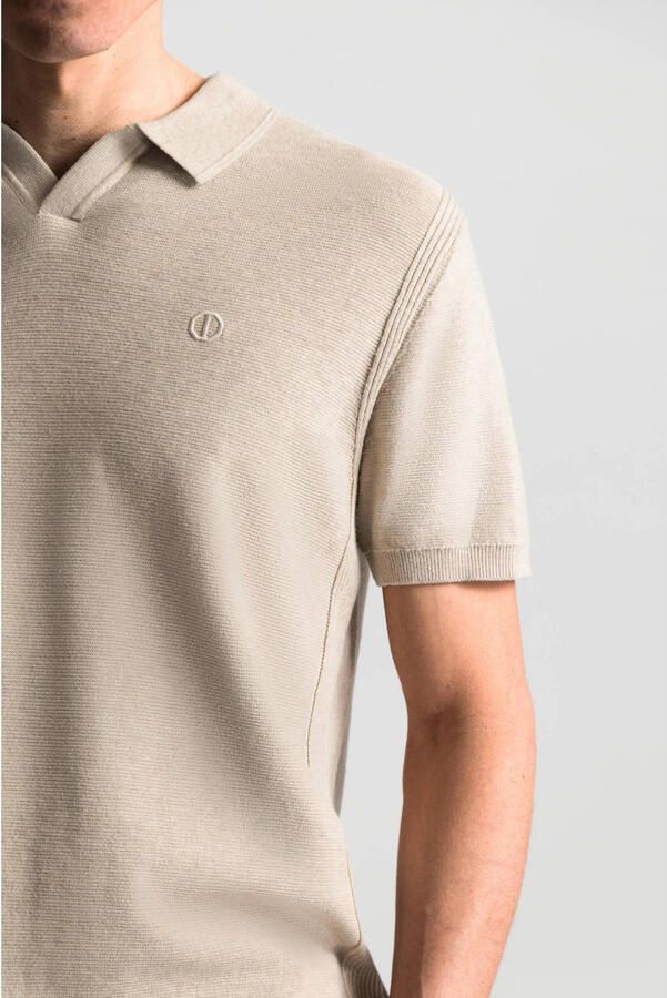 DSTREZZED Heren Polo's & T-shirts Mercury Short Sleeve Polo Zand - Foto 6