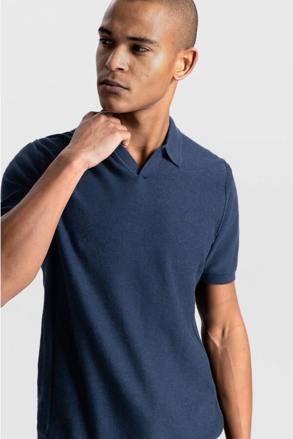 DSTREZZED Heren Polo's & T-shirts Mercury Short Sleeve Polo Donkerblauw - Foto 6
